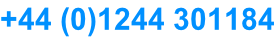 +44 (0)1244 301184